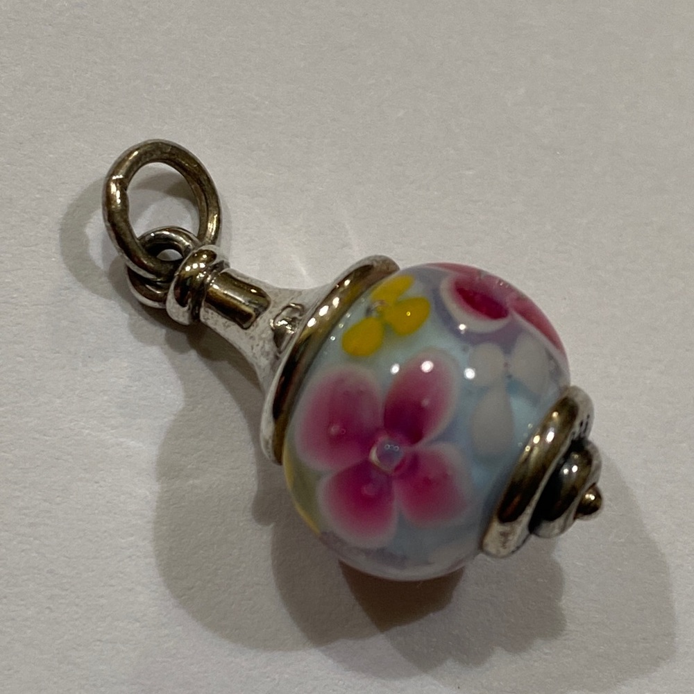 James Avery art glass finial Retired